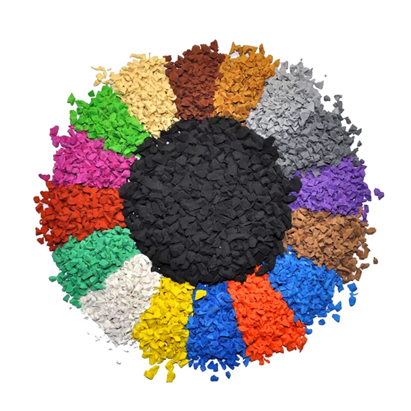 Colorful EPDM Rubber Flooring Granules for Playground