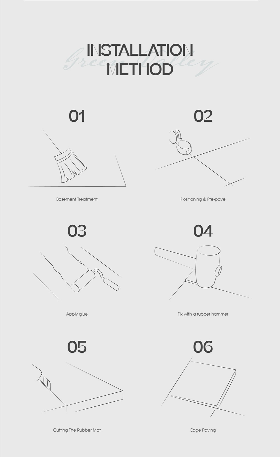 Color dots rubber roll (B-08) detailed technical sheet 4
