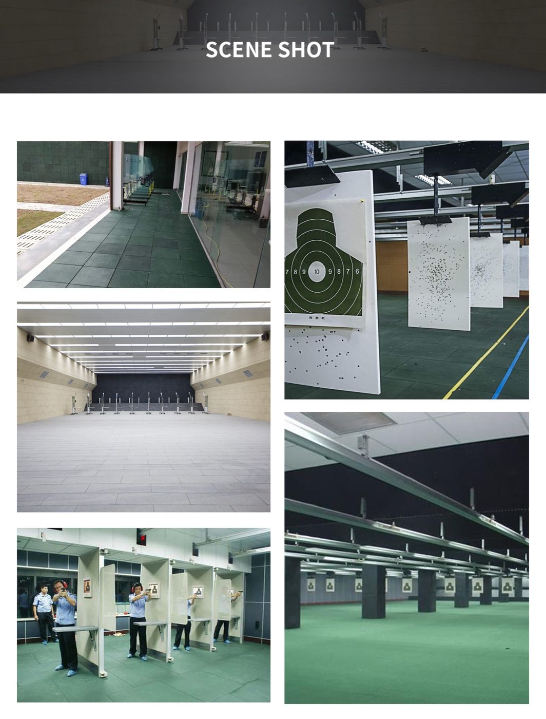 Shooting Range Odor-free Protective Rubber Mat detailed technical sheet 4