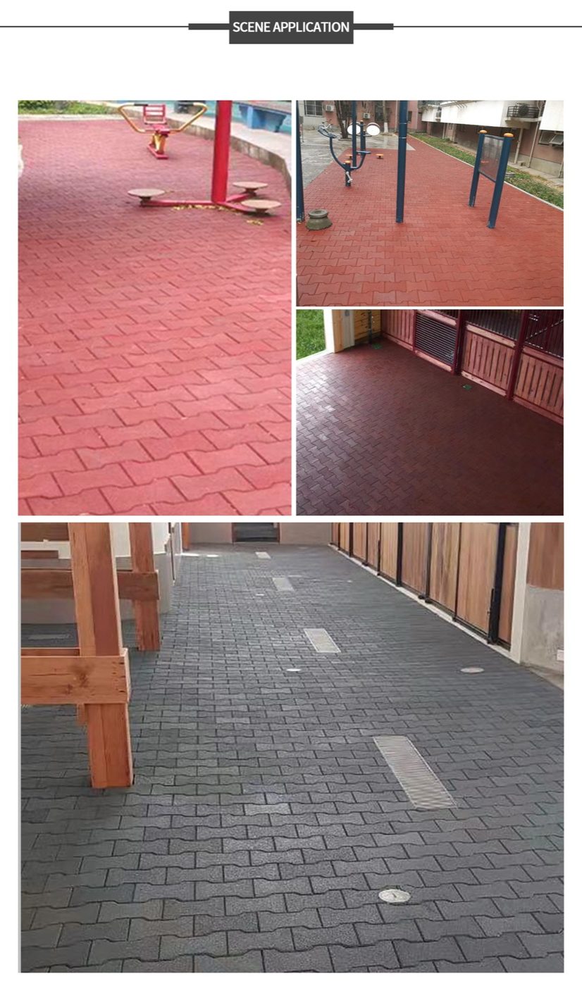 Bone Shaped Rubber Tiles(T-GR-BS-EBS) detailed technical sheet 4