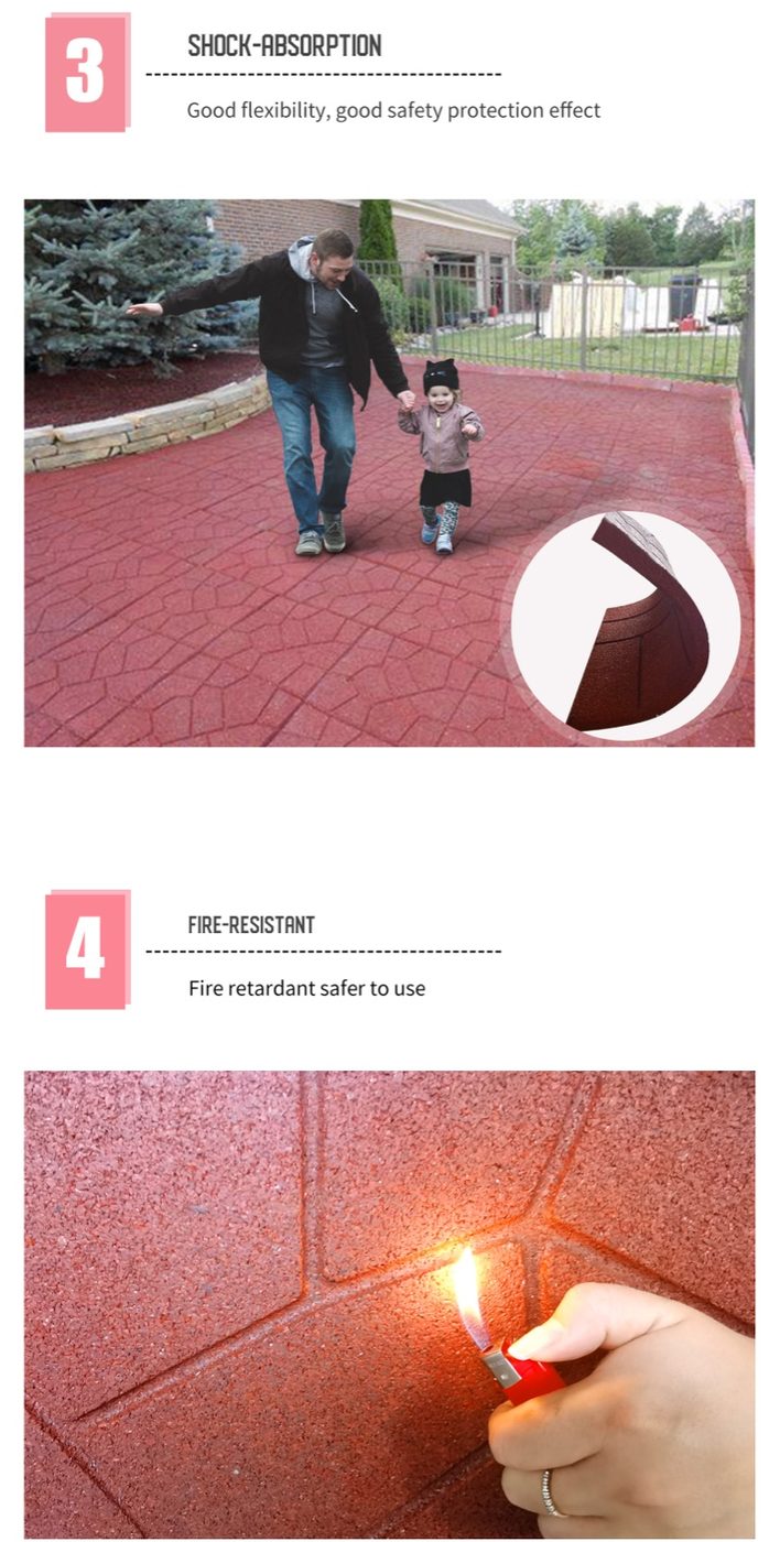 Double-sided Rubber Brick detailed technical sheet 2