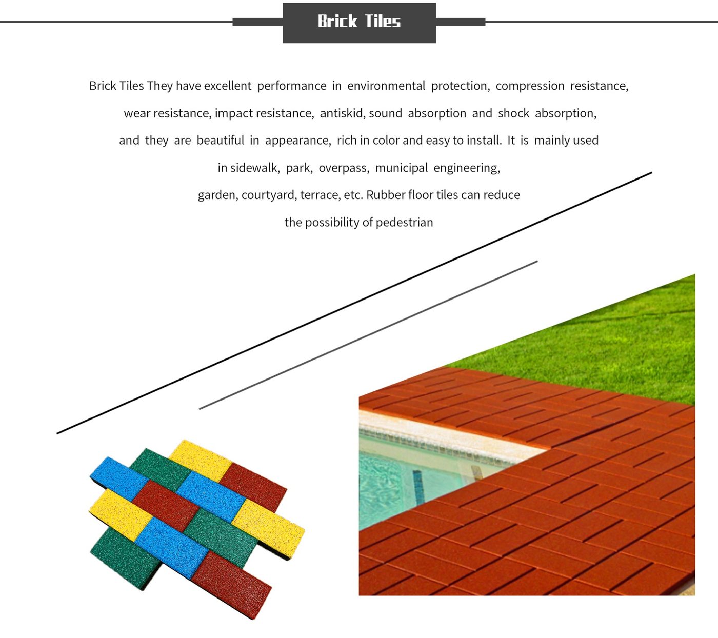 Brick Tile(T-GR-B-EBS) detailed technical sheet 1