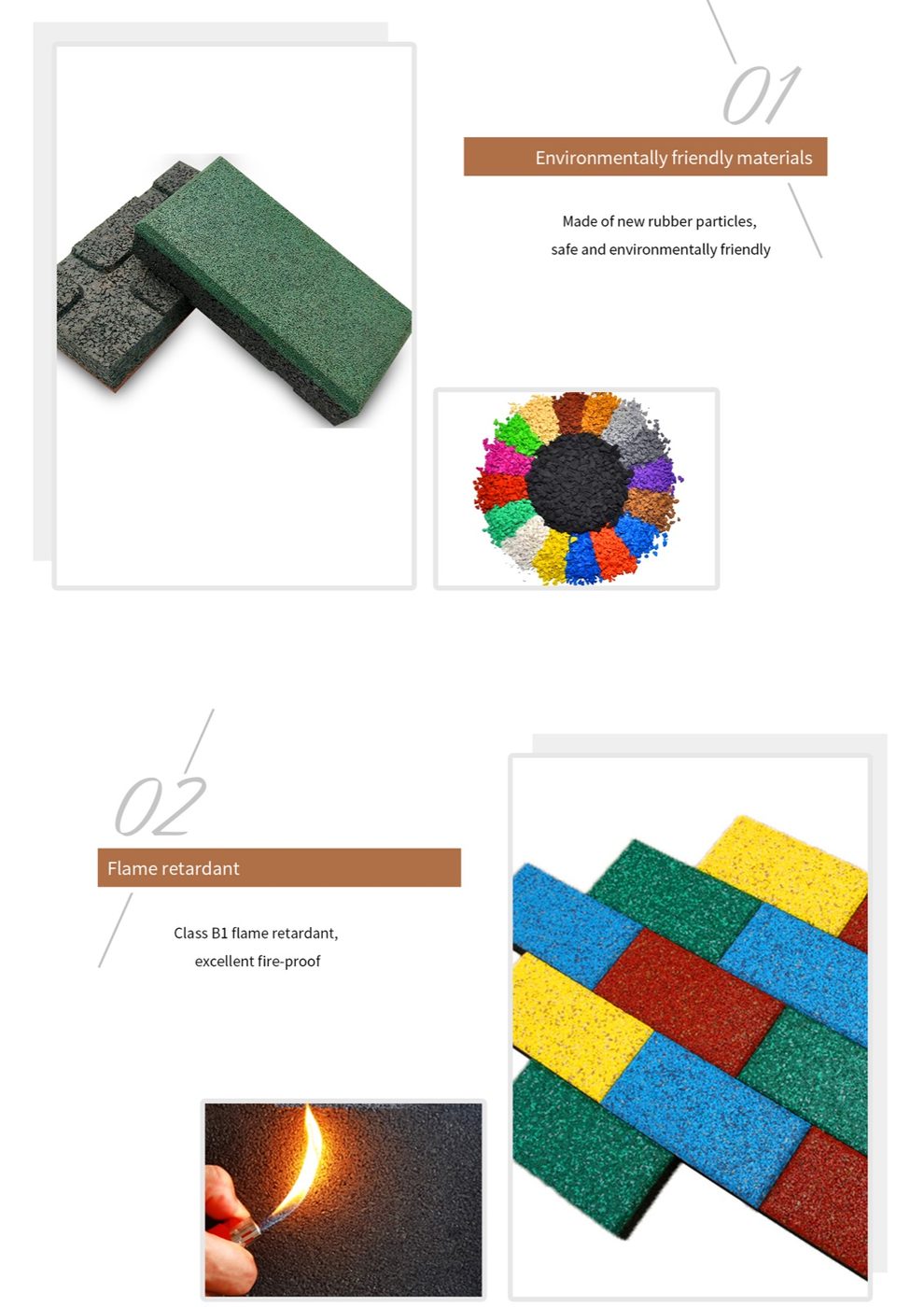 Brick Tile(T-GR-B-EBS) detailed technical sheet 3