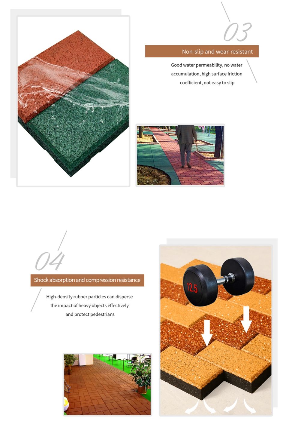 Brick Tile(T-GR-B-EBS) detailed technical sheet 4