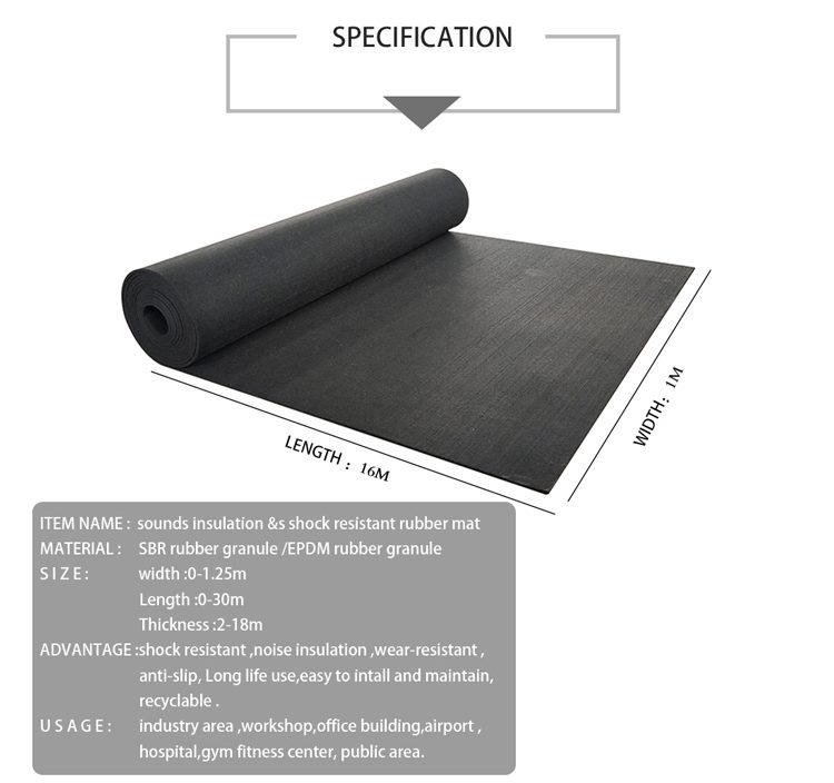 High-strength sounding pad detailed technical sheet 2