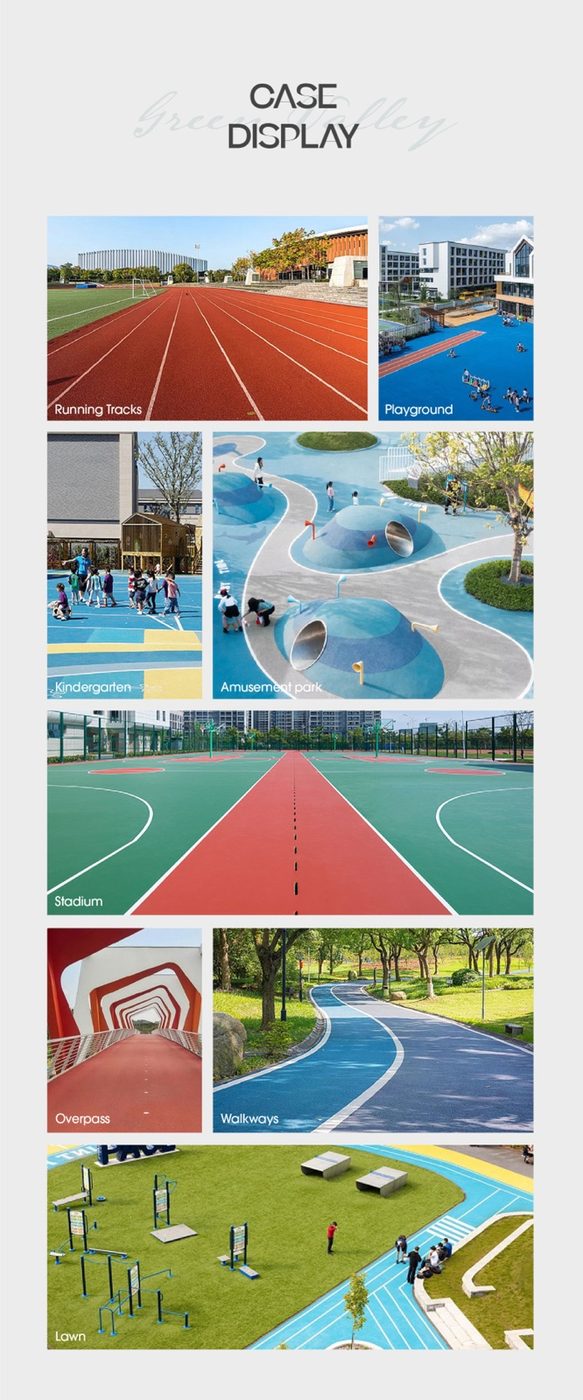 Durable High-Performance Running Track Made from Hybrid Materials detailed technical sheet 7