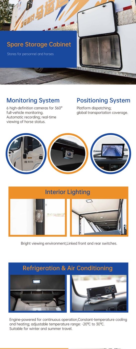 Horse Transporter detailed technical sheet 2