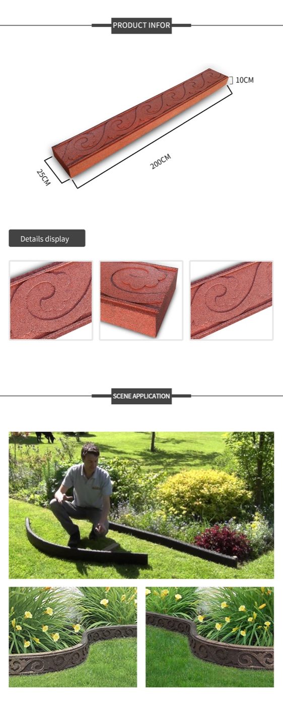 Rubber Flowed Bed Tile detailed technical sheet 2