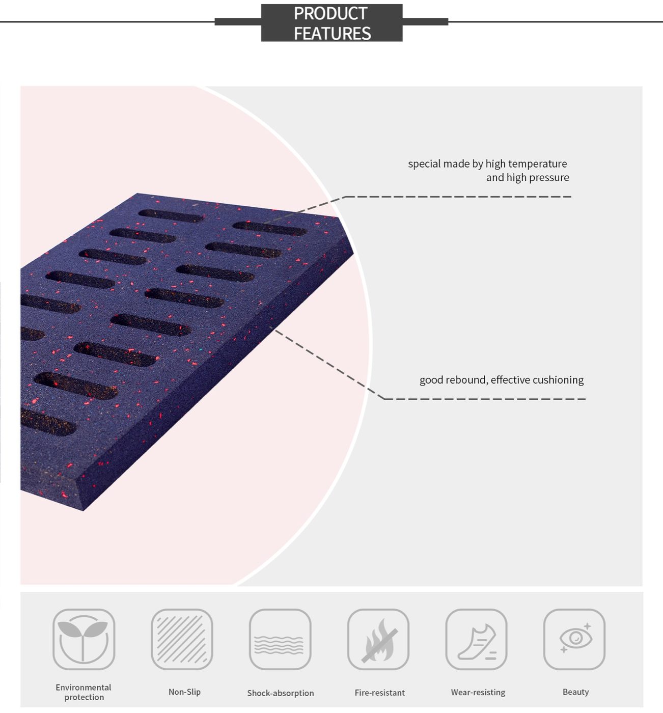 Rubber Manhole Cover detailed technical sheet 2