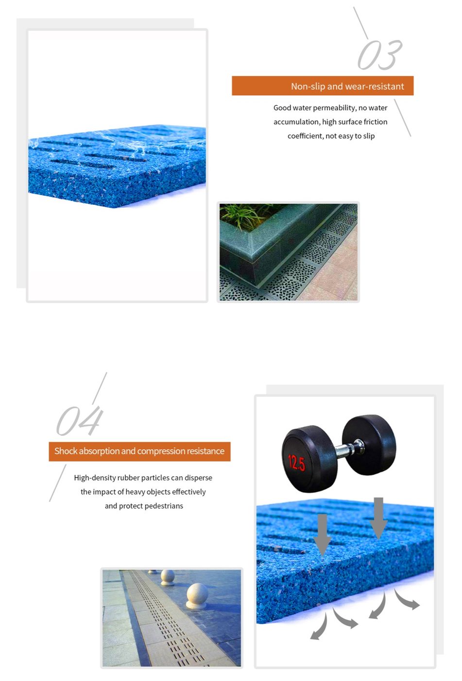 Rubber Manhole Cover detailed technical sheet 4