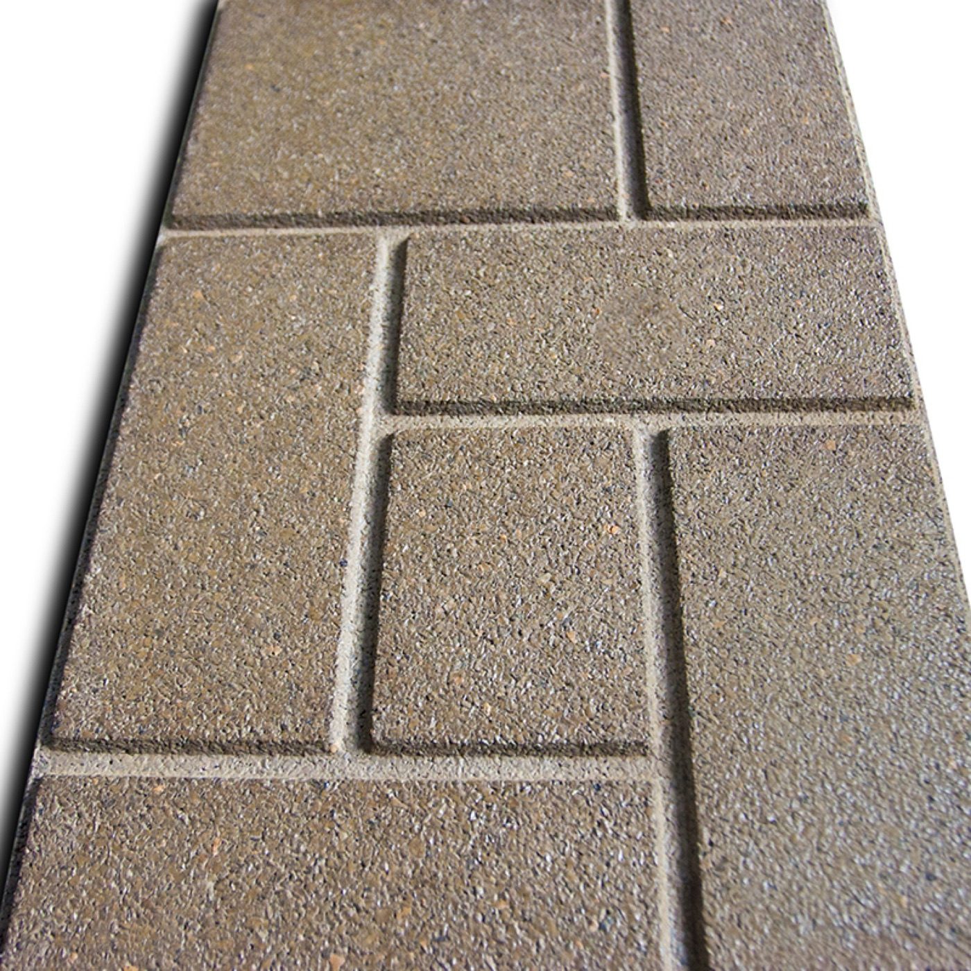Rubber square long floor tile detailed technical sheet 3