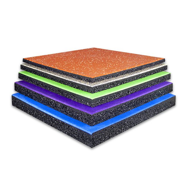 Durable fitness rubber fitness room floor mat