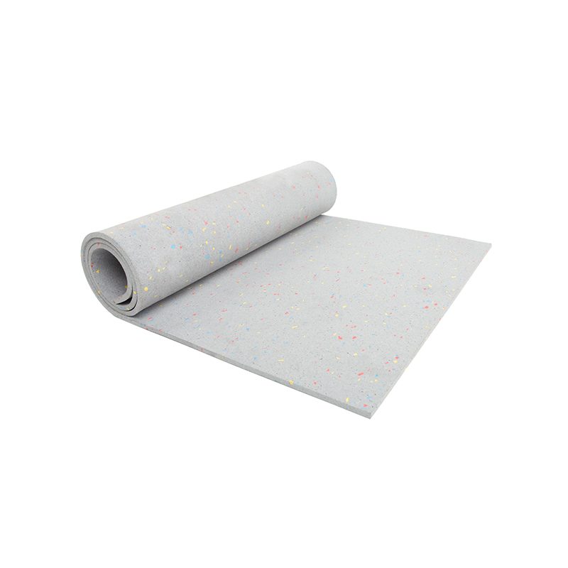 EPDM fitness with mixed color rubber roll flooring