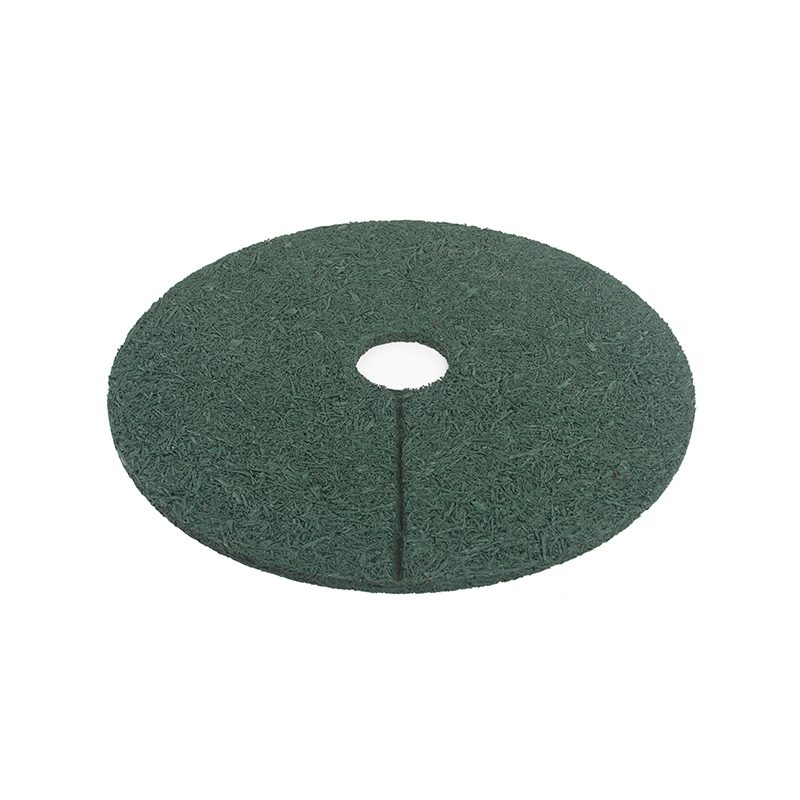 Green Big Rubber Mulch Tree Ring