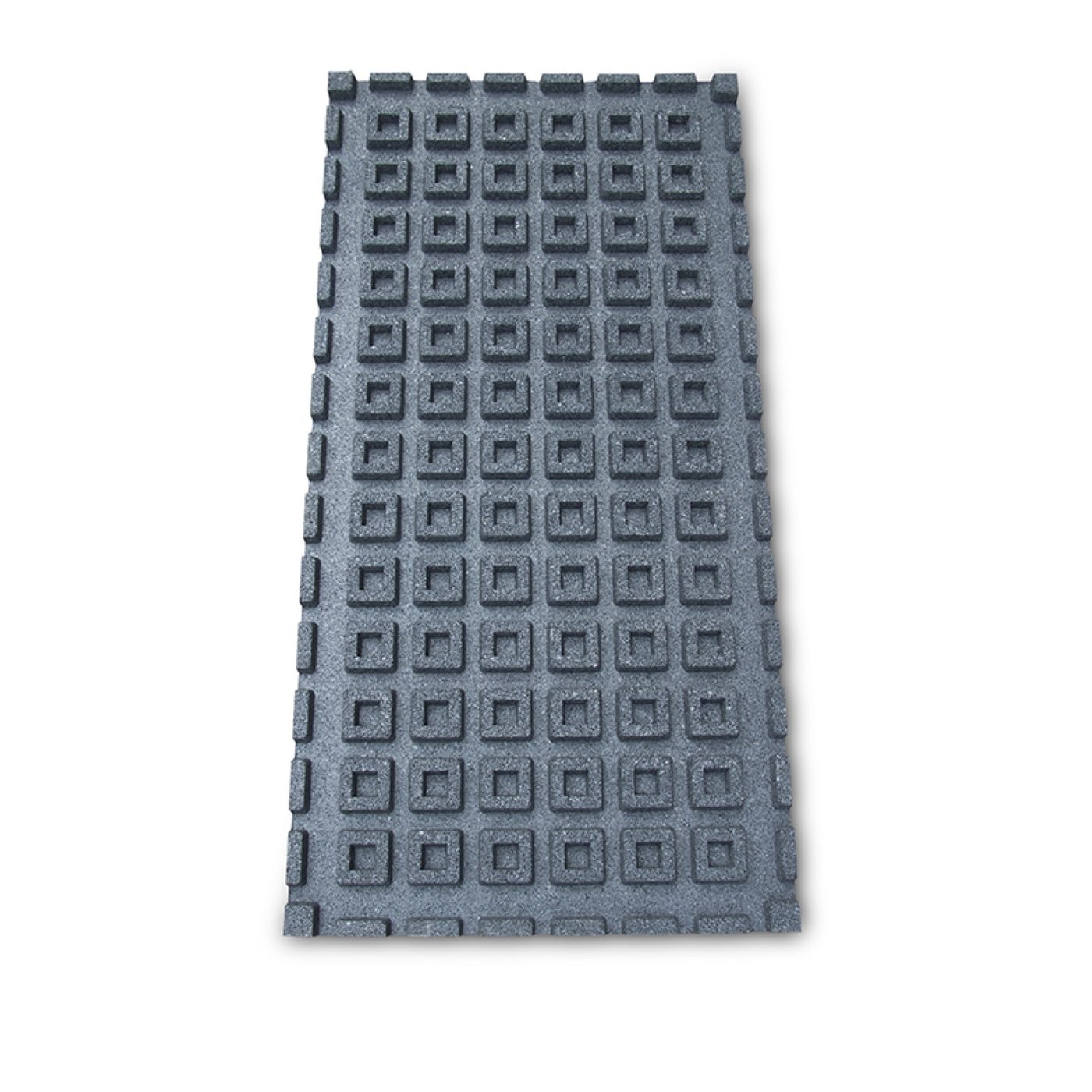 High elastic composite rubber tile with grid bottom thumb 2