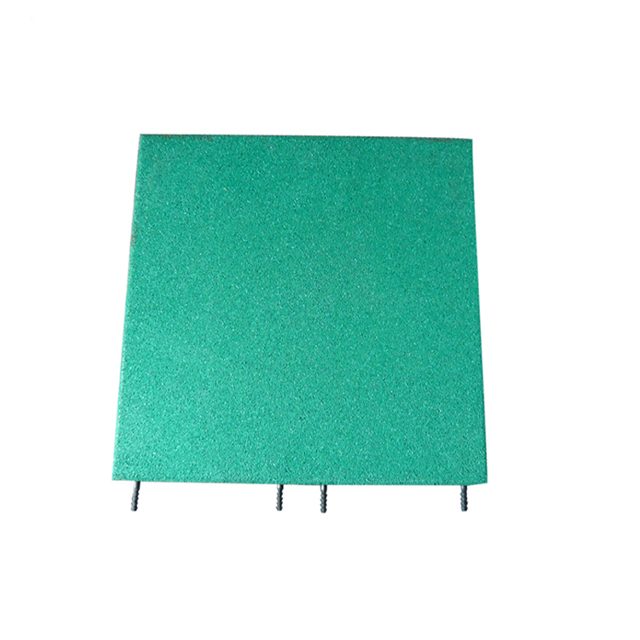 Kindergarten Rubber Brick outdoor playground rubber floor tile