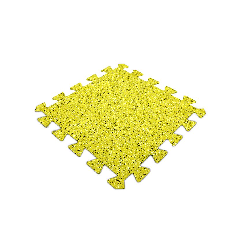 Mixed color EPDM interlocking rubber flooring tiles thumb 3